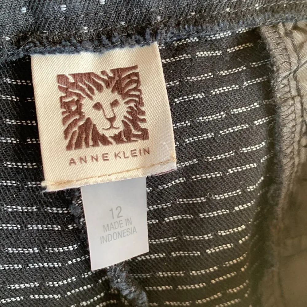 Take 50% OFF- Anne Klein Black and White Pants, Size-12